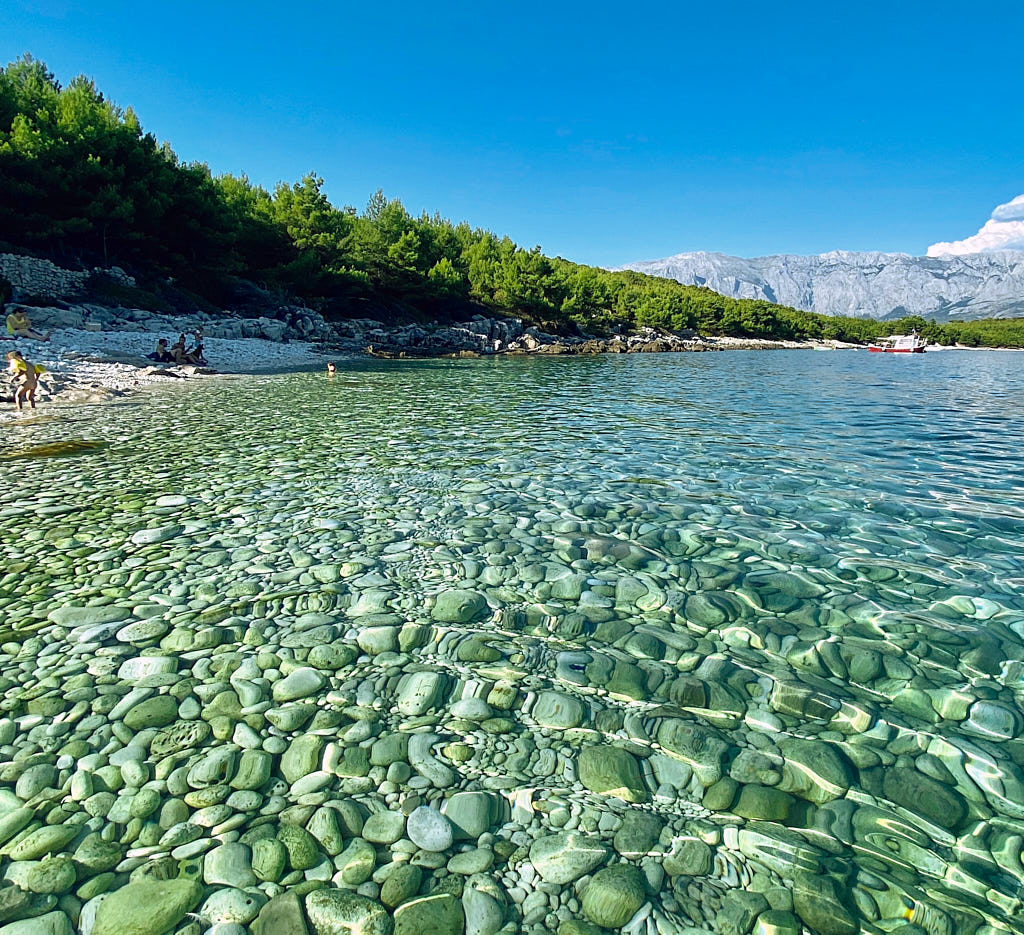 Puntica beach, Brač (45 minutes)