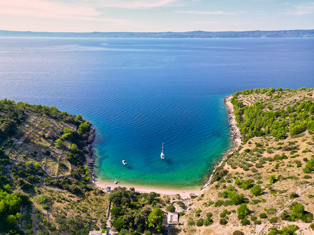 Žirje beach, Brač (25 minutes)